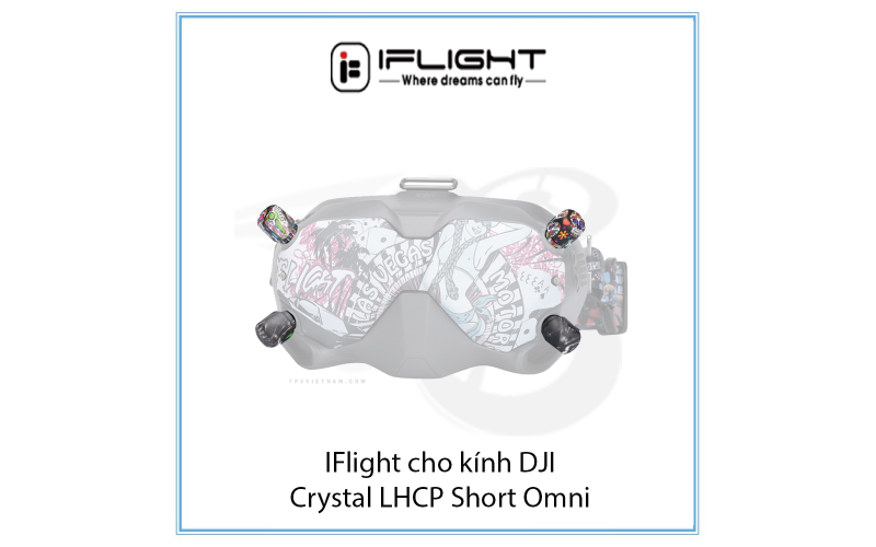 Antena IFlight cho kính DJI Crystal LHCP Short Omni 