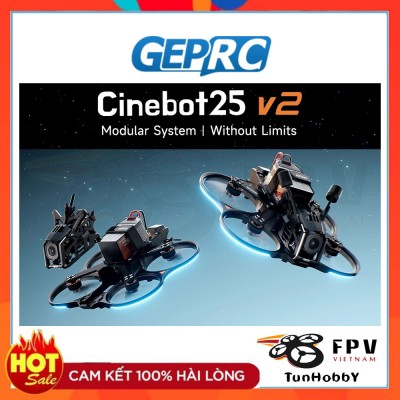GEPRC Cinebot25 V2 WTFPV ELRS Kèm Mount O4Pro