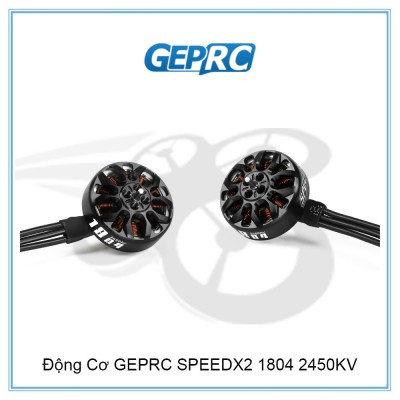 Động Cơ GEPRC SPEEDX2 1804 2450KV (BLACK)