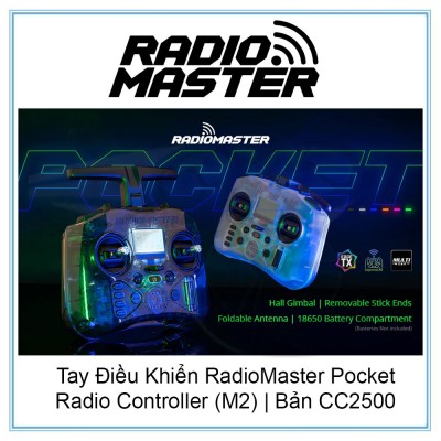 Tay Điều Khiển RadioMaster Pocket Radio Controller (M2) | Bản CC2500